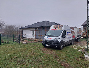 Zateplení stropu novostavby pomocí foukané izolace